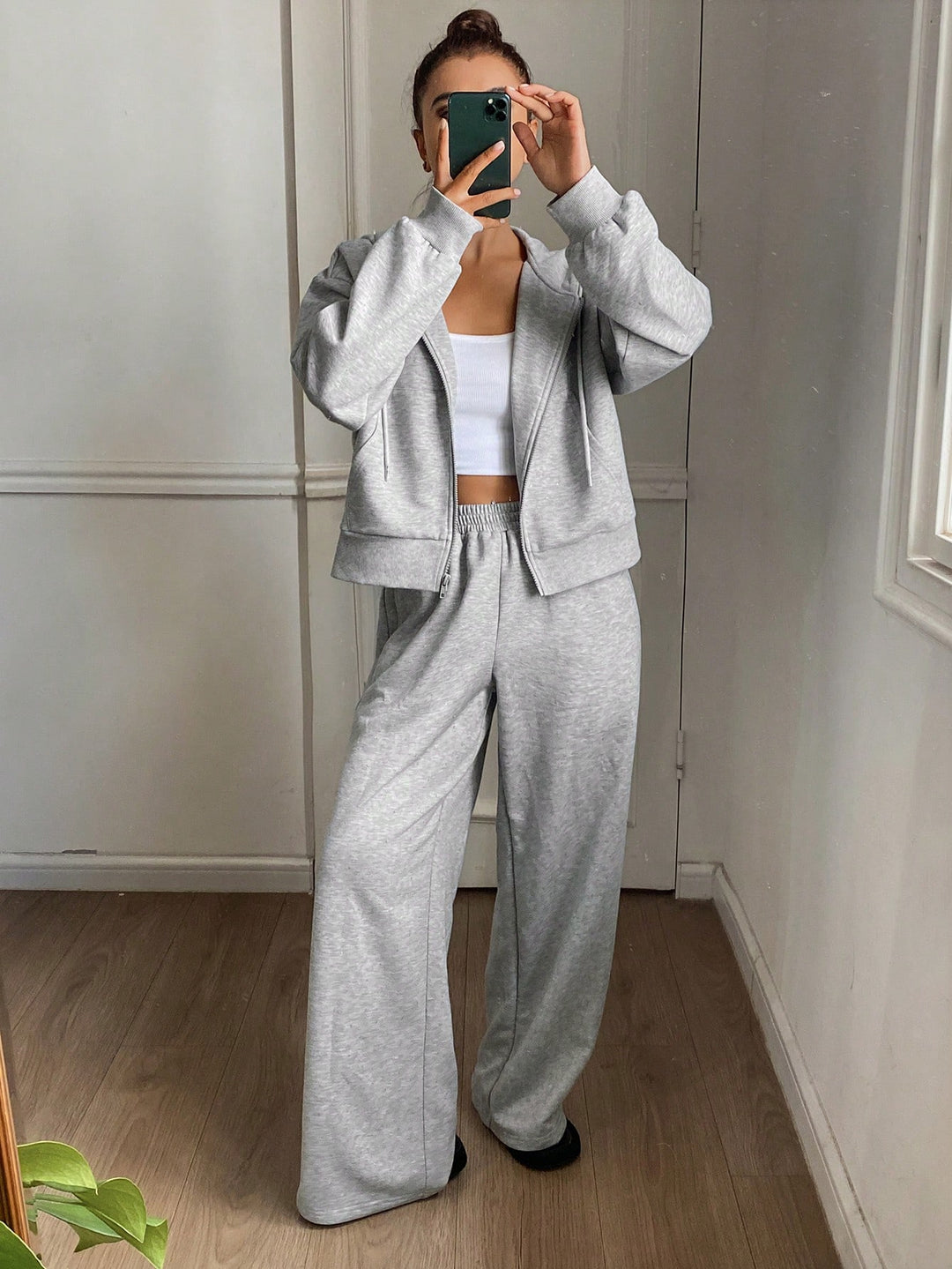 Set pijamale SHEIN, gri