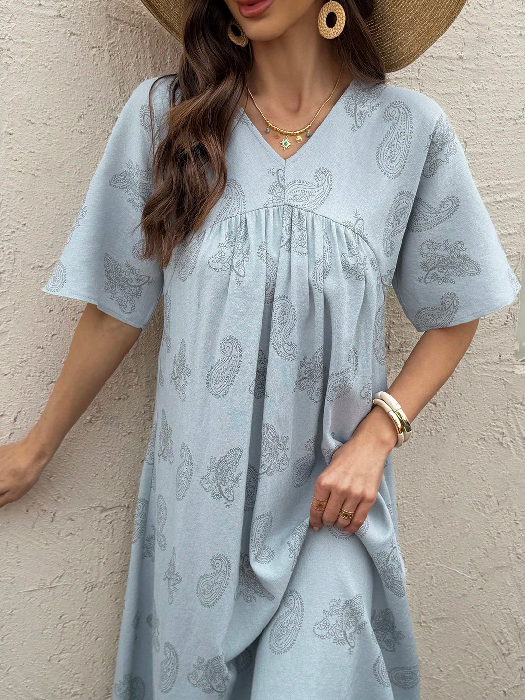 Rochie midi SHEIN, albastru