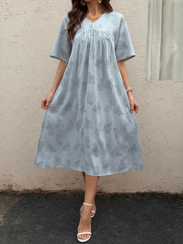 Rochie midi SHEIN, albastru