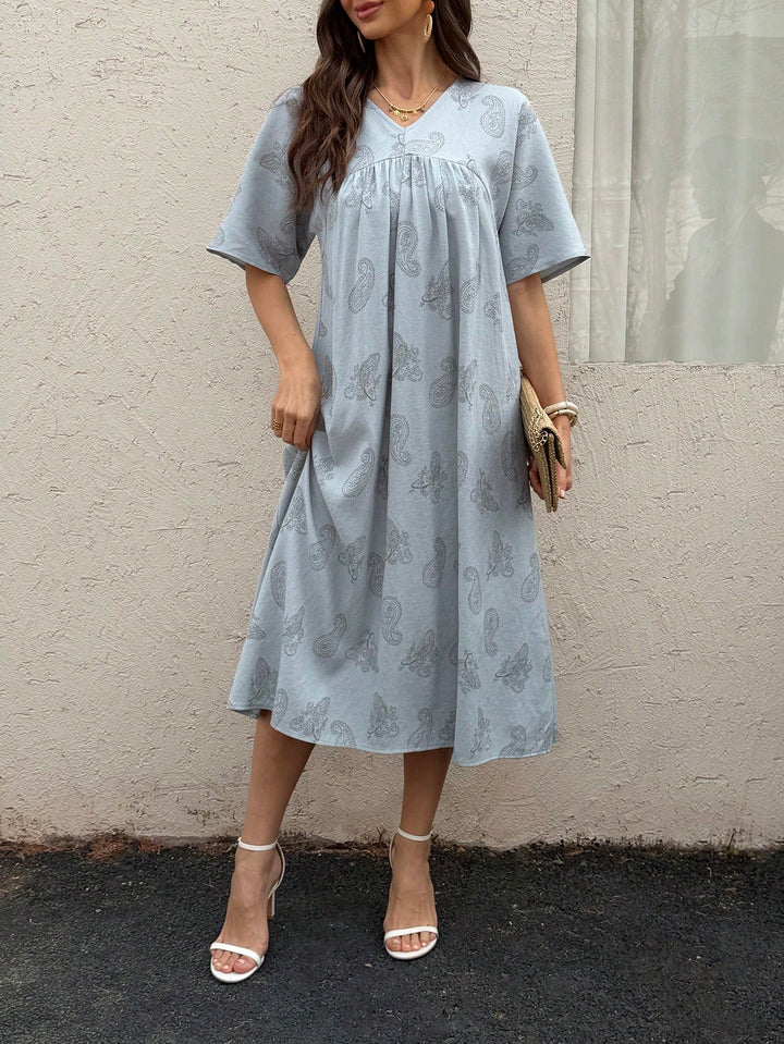 Rochie midi SHEIN, albastru