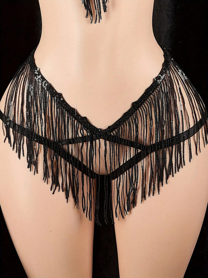 Set de lenjerie SHEIN, negru