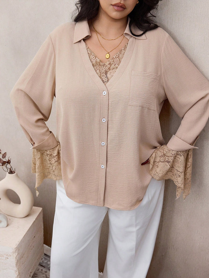 SHEIN felső, khaki