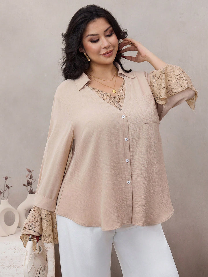 SHEIN felső, khaki