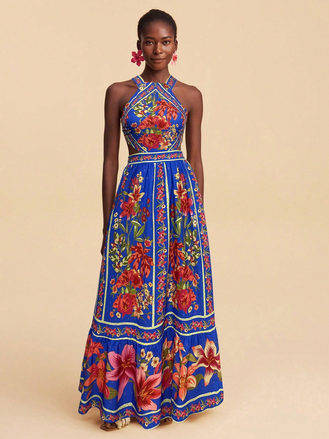 SHEIN Maxi ruha, kék