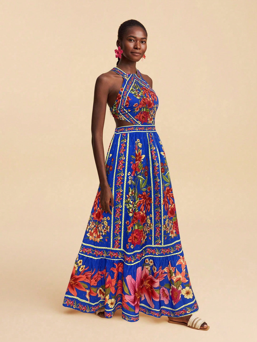 SHEIN Maxi ruha, kék