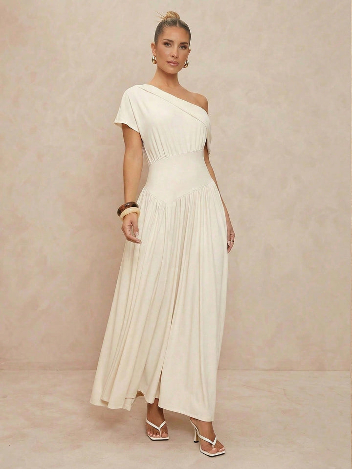 Rochie midi SHEIN, bej