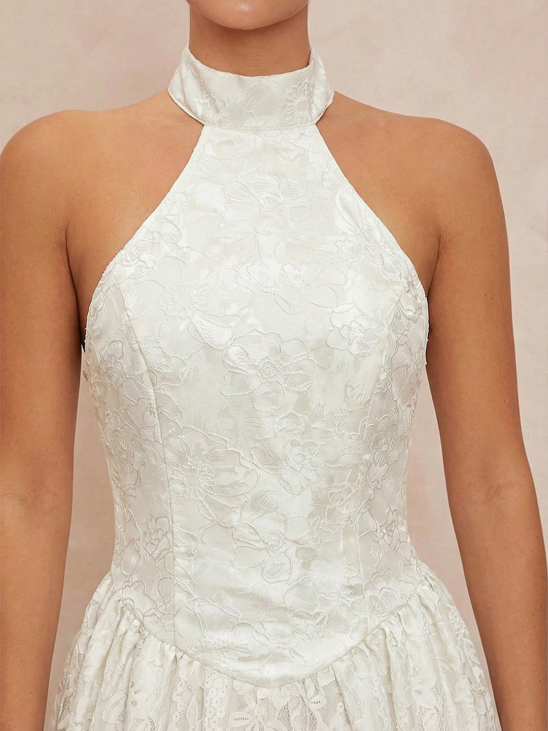 Rochie mini SHEIN, alb