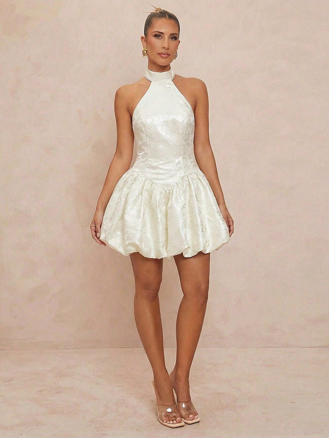Rochie mini SHEIN, alb