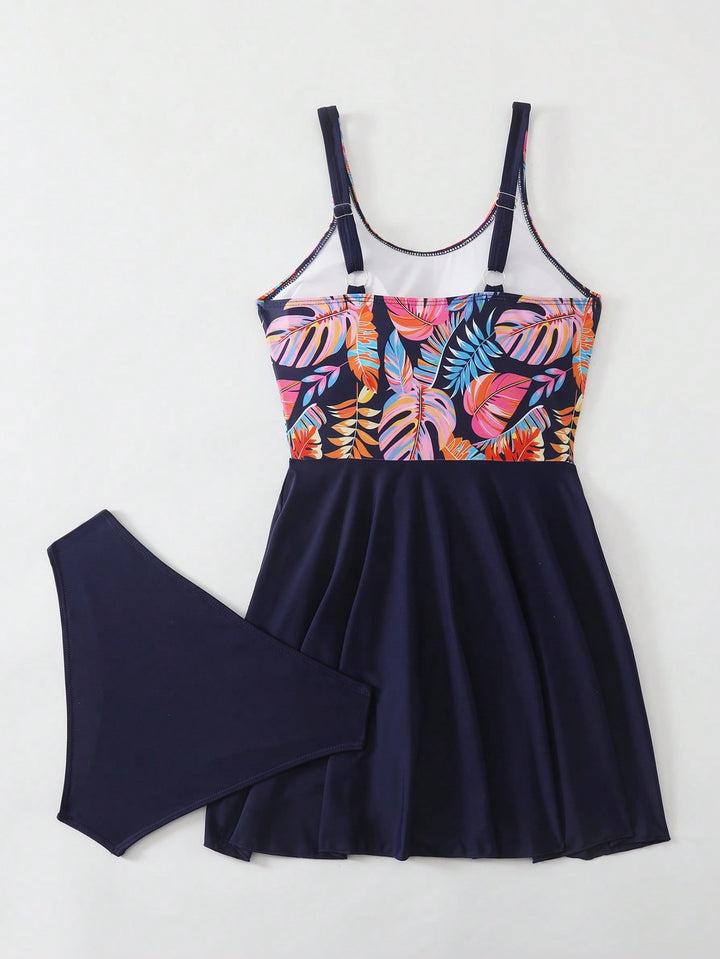 Costum de baie SHEIN, mix culori