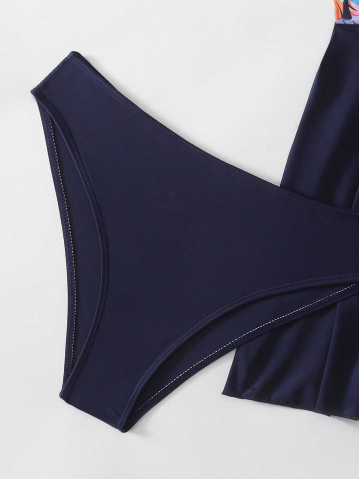 Costum de baie SHEIN, mix culori