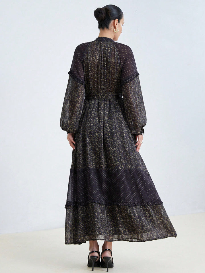 Rochie maxi SHEIN, mix culori