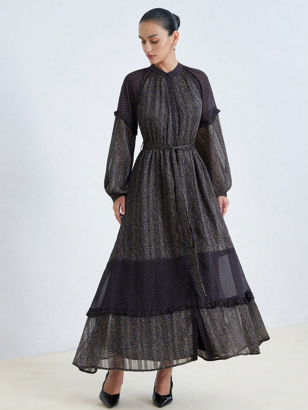 Rochie maxi SHEIN, mix culori
