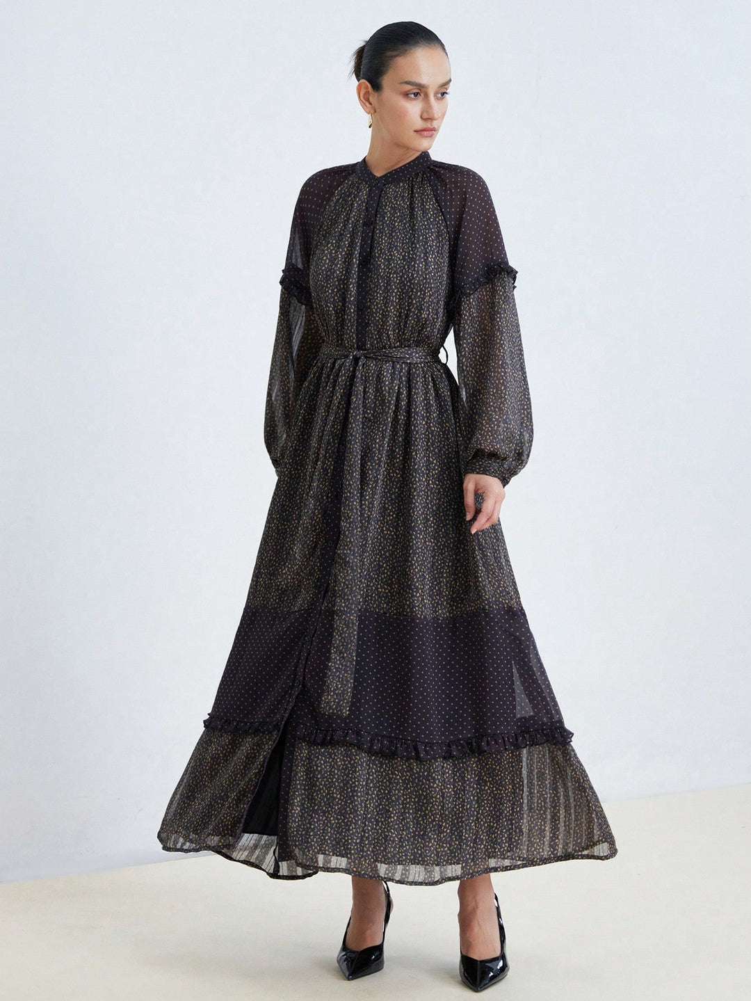 Rochie maxi SHEIN, mix culori