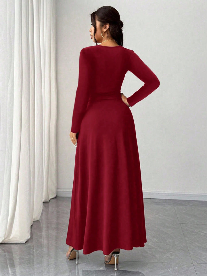 Rochie maxi SHEIN, roșu