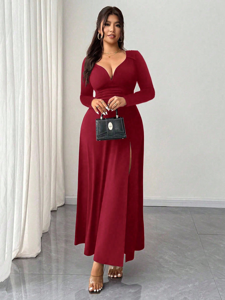 Rochie maxi SHEIN, roșu
