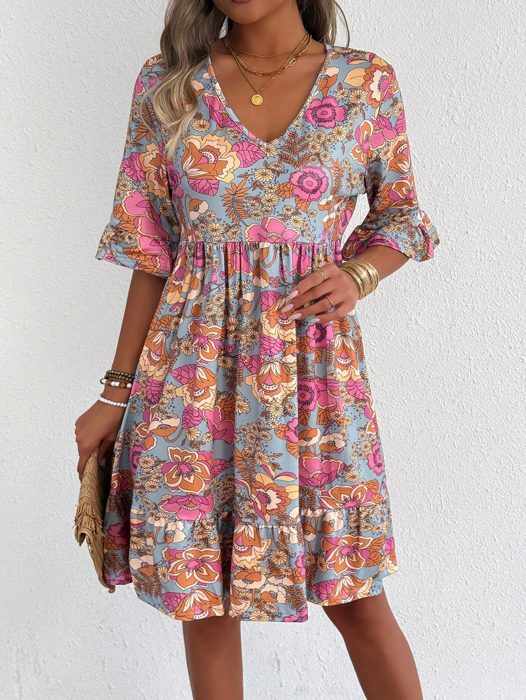 Rochie mini SHEIN, mix culori