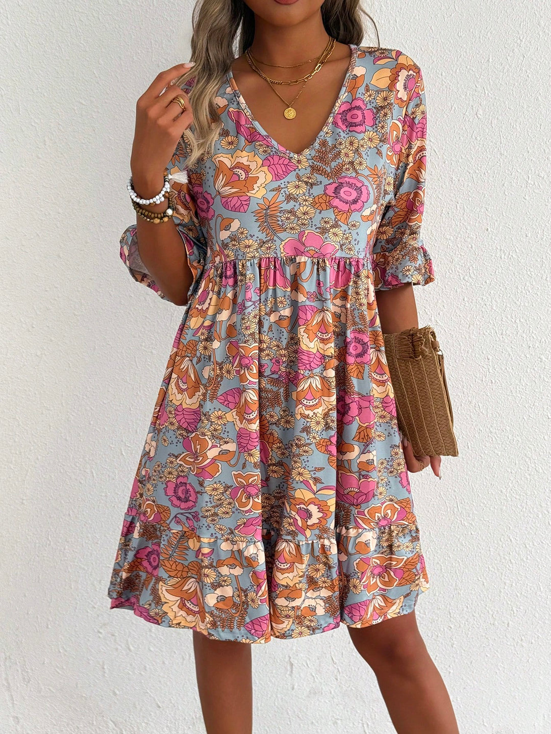 Rochie mini SHEIN, mix culori