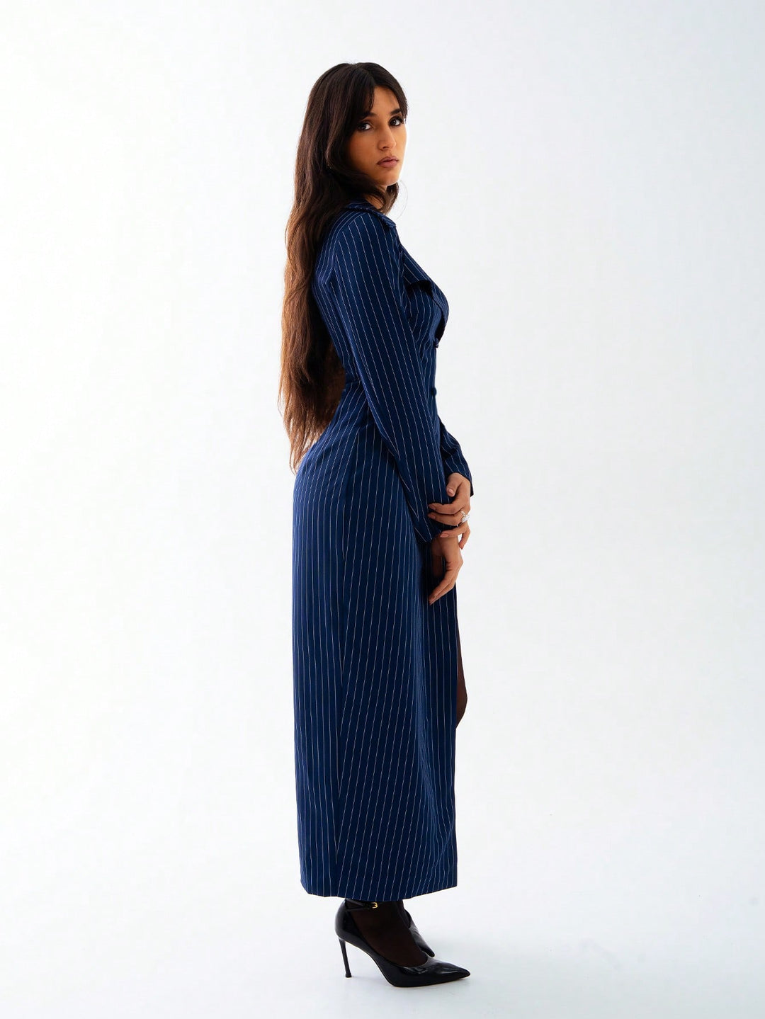 Rochie maxi SHEIN, albastru