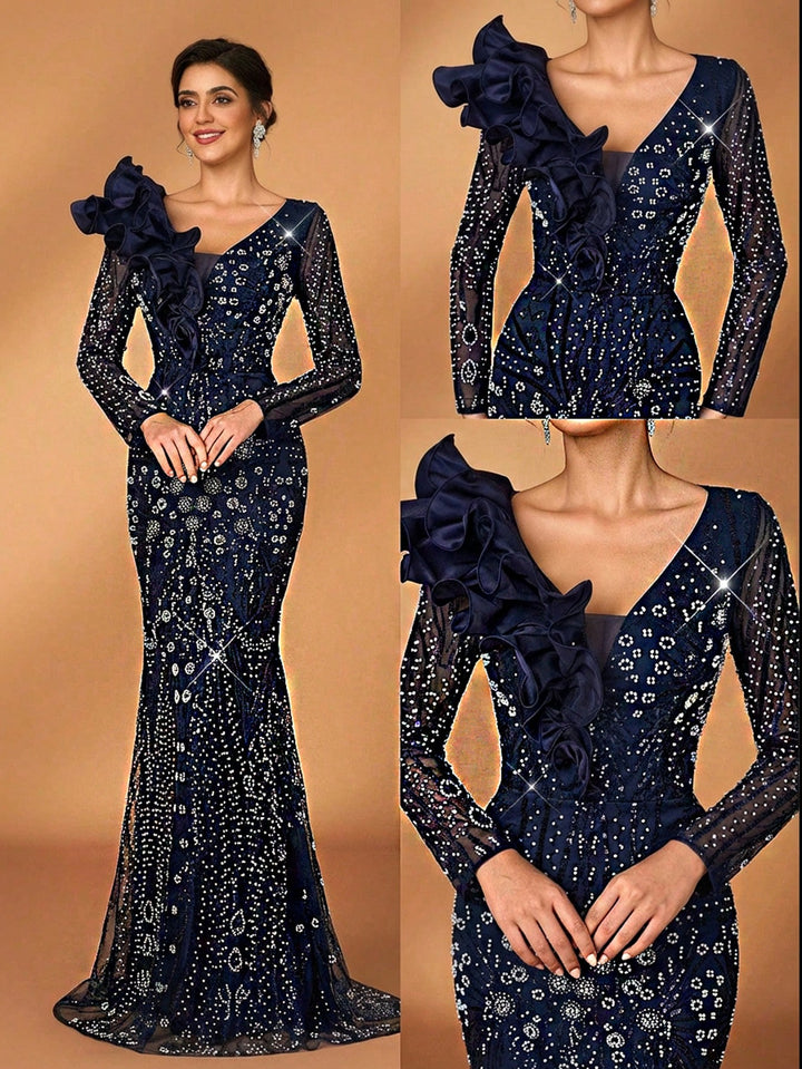 Rochie de ocazie SHEIN, albastru