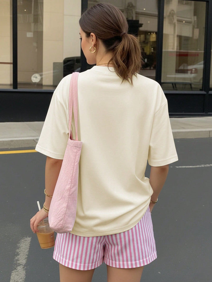 Tricou SHEIN, portocaliu