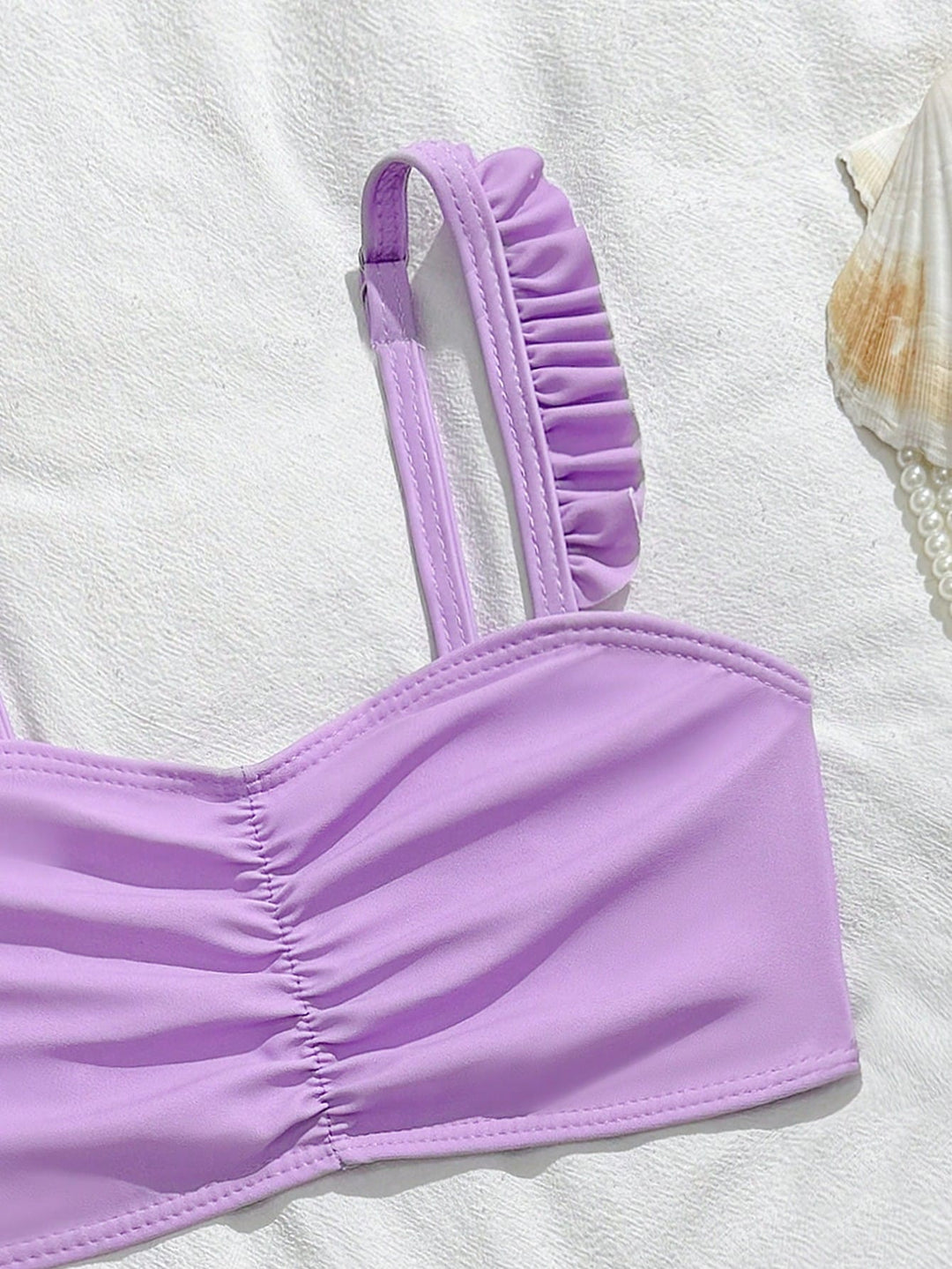 Set costum de baie SHEIN, mov