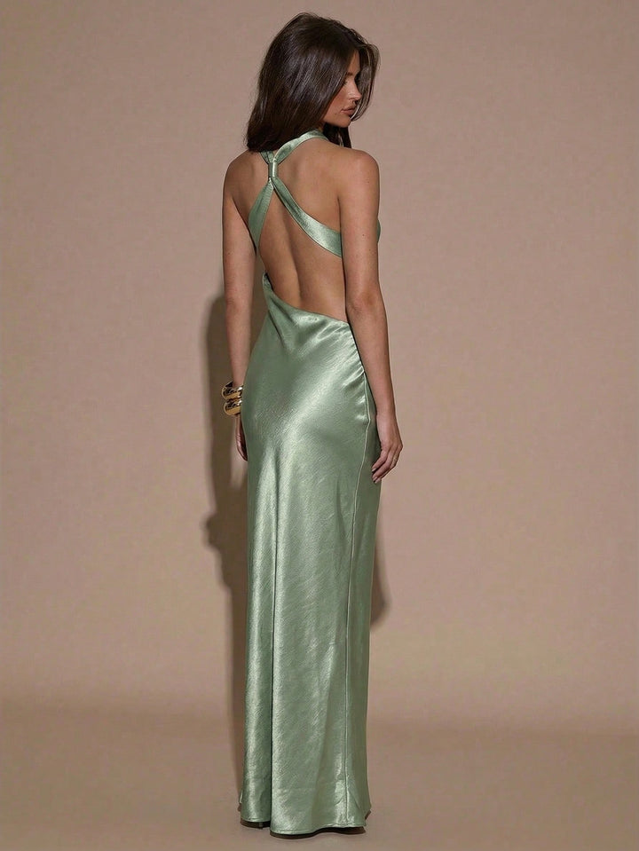 Rochie maxi SHEIN, verde