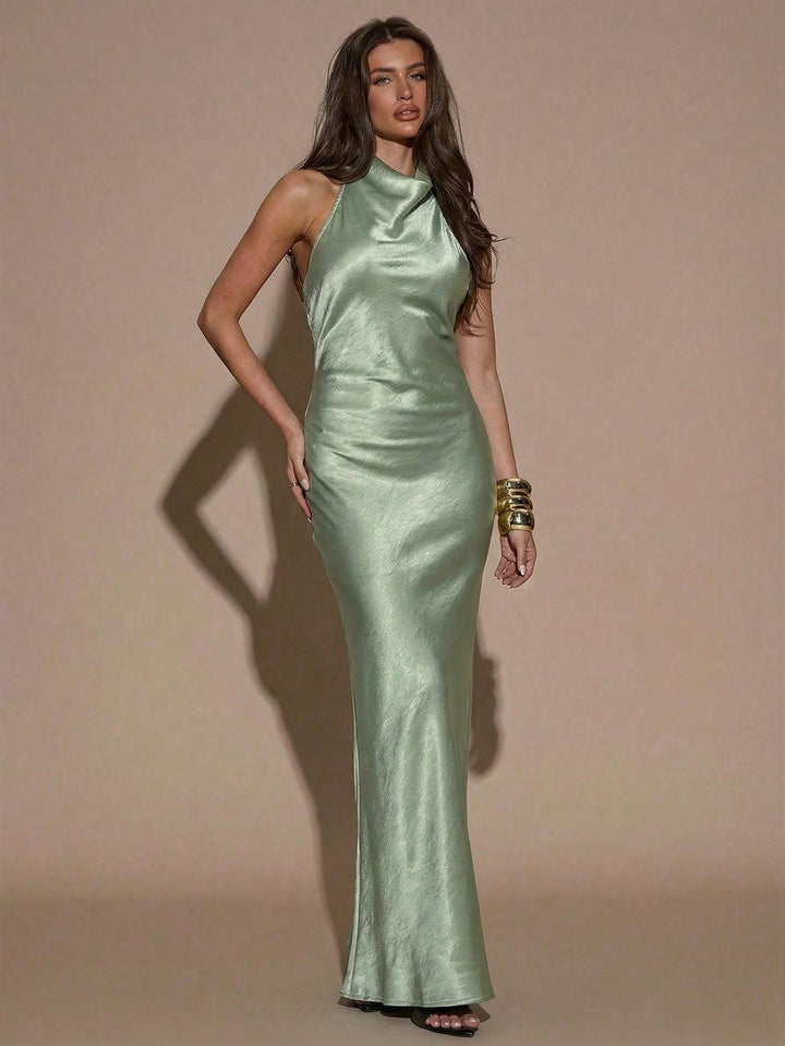 Rochie maxi SHEIN, verde