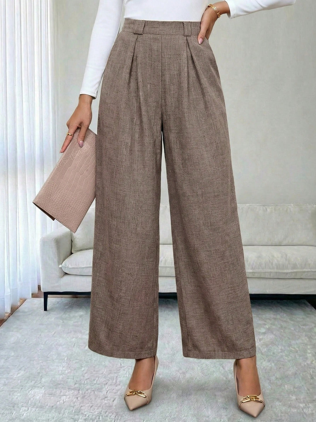 Pantaloni SHEIN, negru