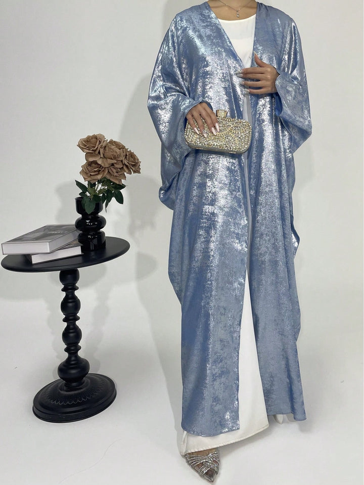Set caftan și jalabiya SHEIN, albastru