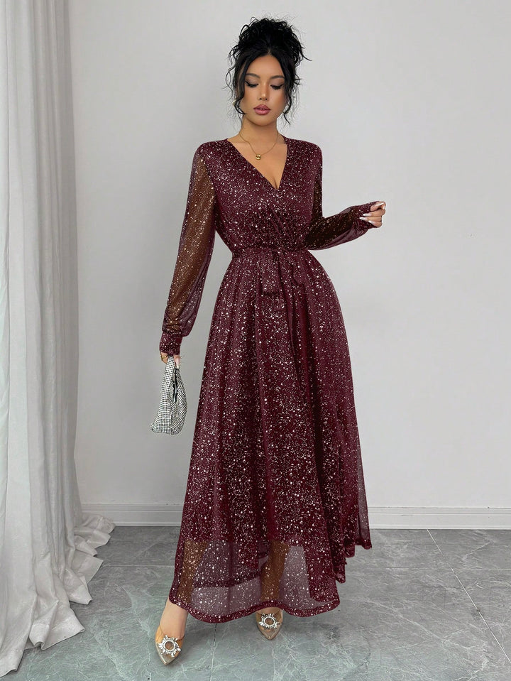Rochie scurtă SHEIN, vișiniu