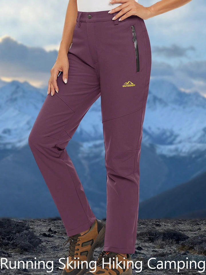Pantaloni SHEIN, vișiniu