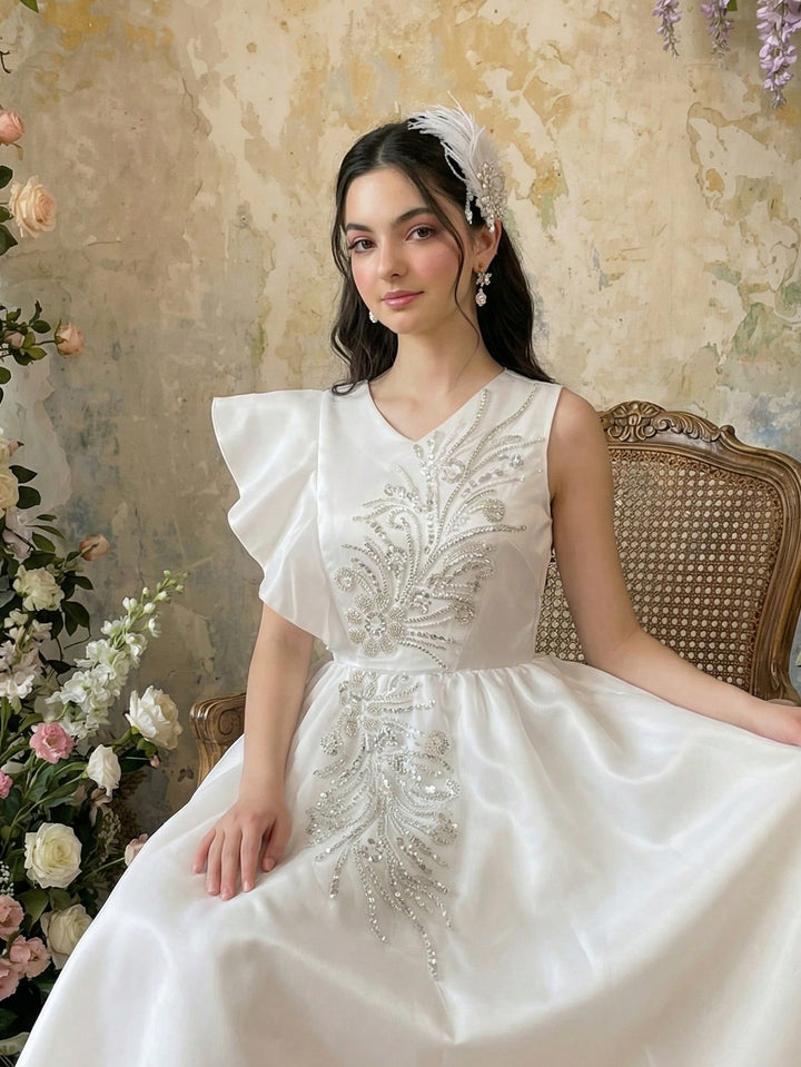 Rochie SHEIN, alb