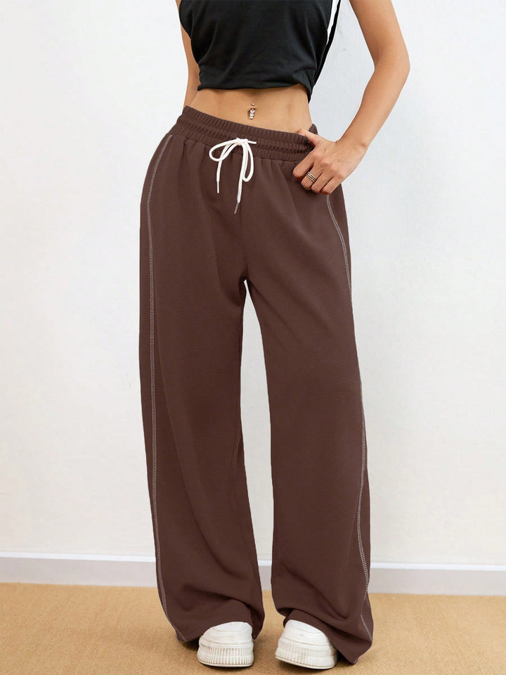 Pantaloni SHEIN, maro
