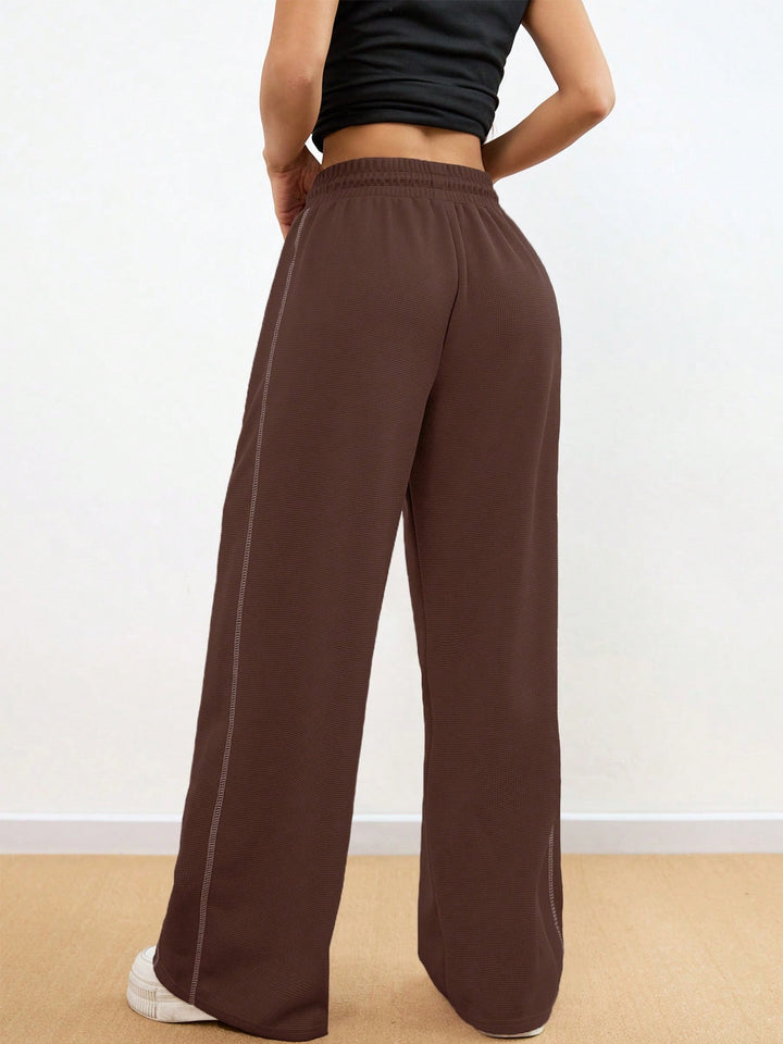 Pantaloni SHEIN, maro