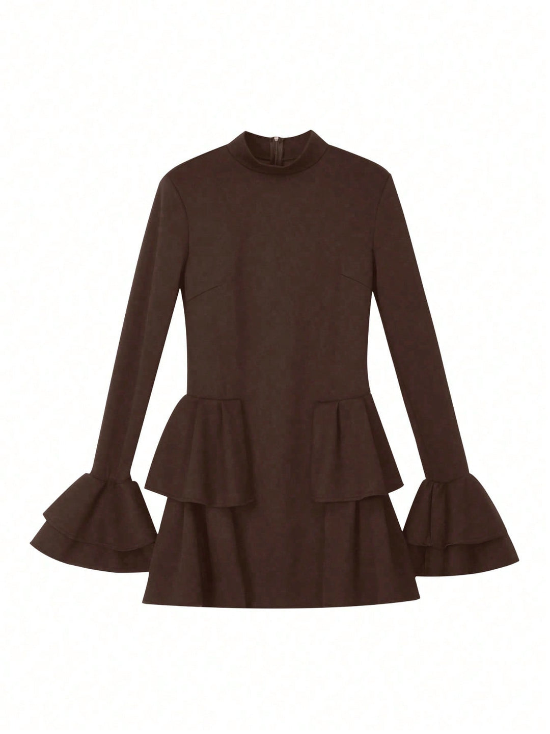 Rochie scurtă SHEIN, maro
