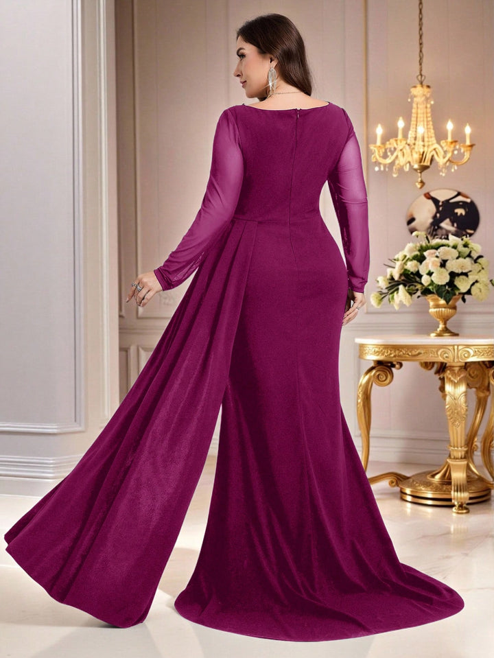 Rochie SHEIN, vișiniu