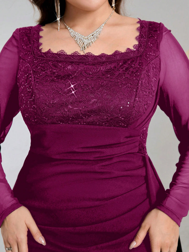 Rochie SHEIN, vișiniu