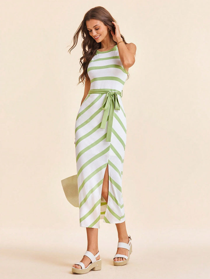 Rochie maxi SHEIN, verde