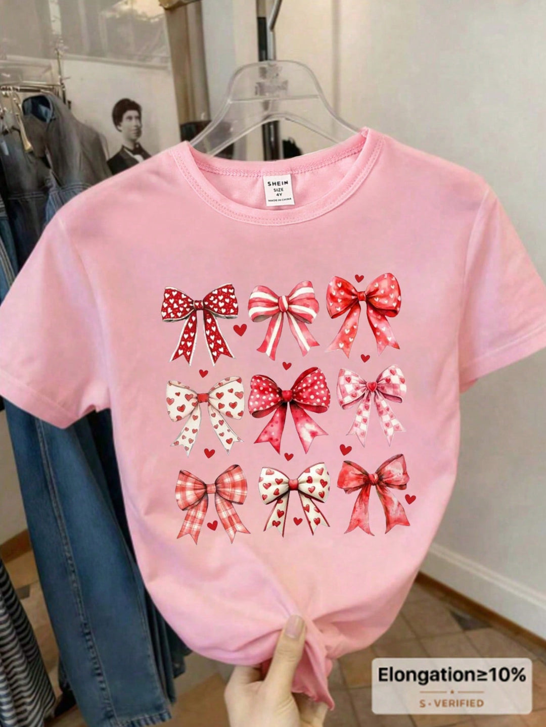 SHEIN póló, rózsaszín