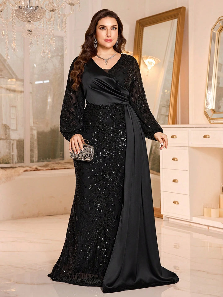 Rochie maxi SHEIN, negru