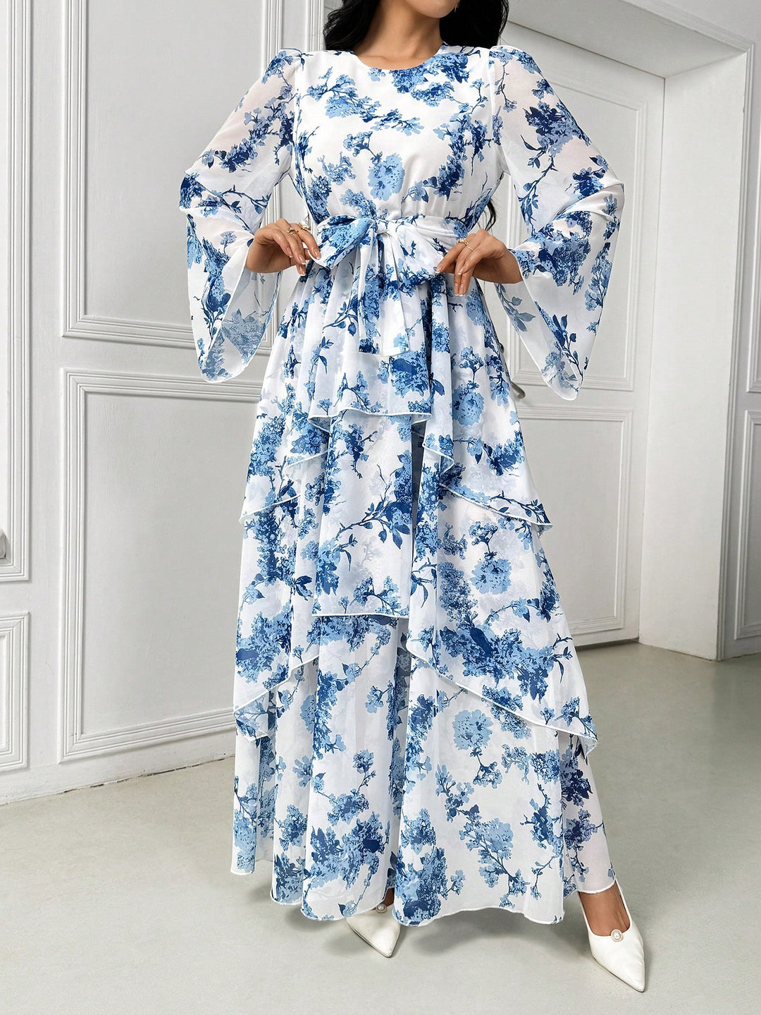 Rochie maxi SHEIN, mix culori