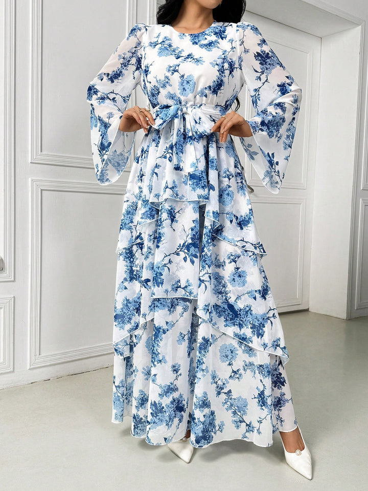 Rochie maxi SHEIN, mix culori