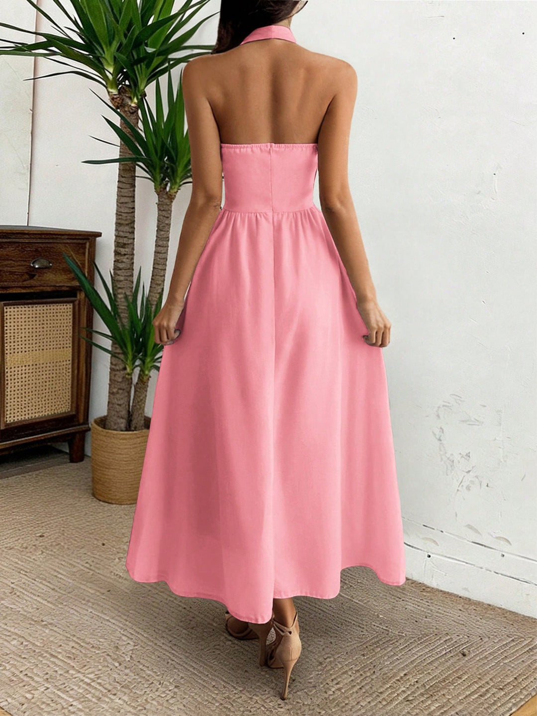 Rochie maxi SHEIN, roz