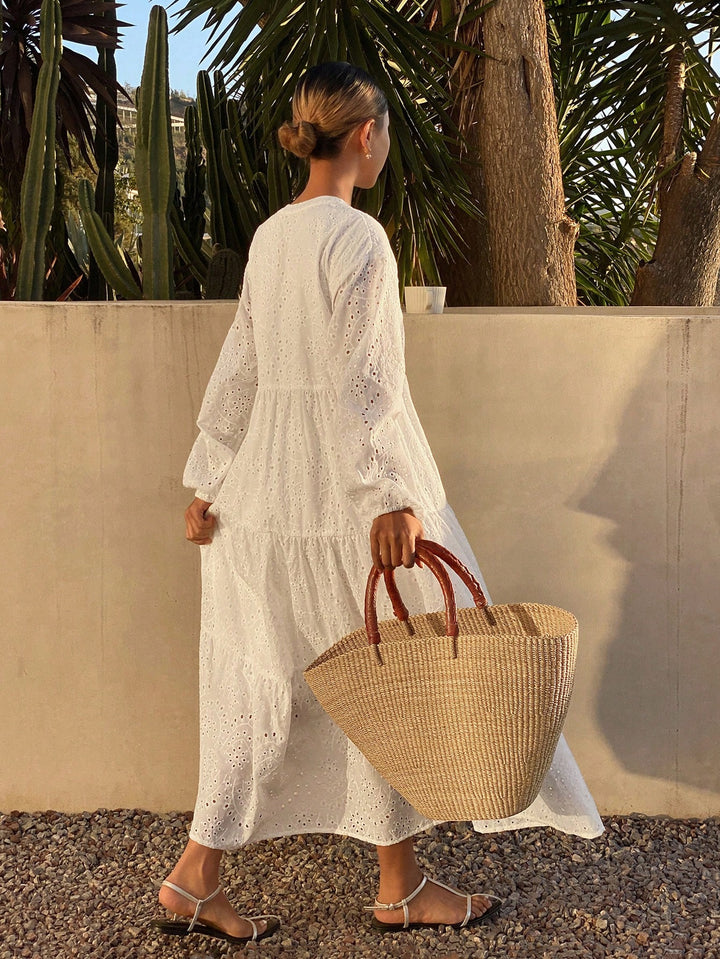 Rochie midi SHEIN, alb