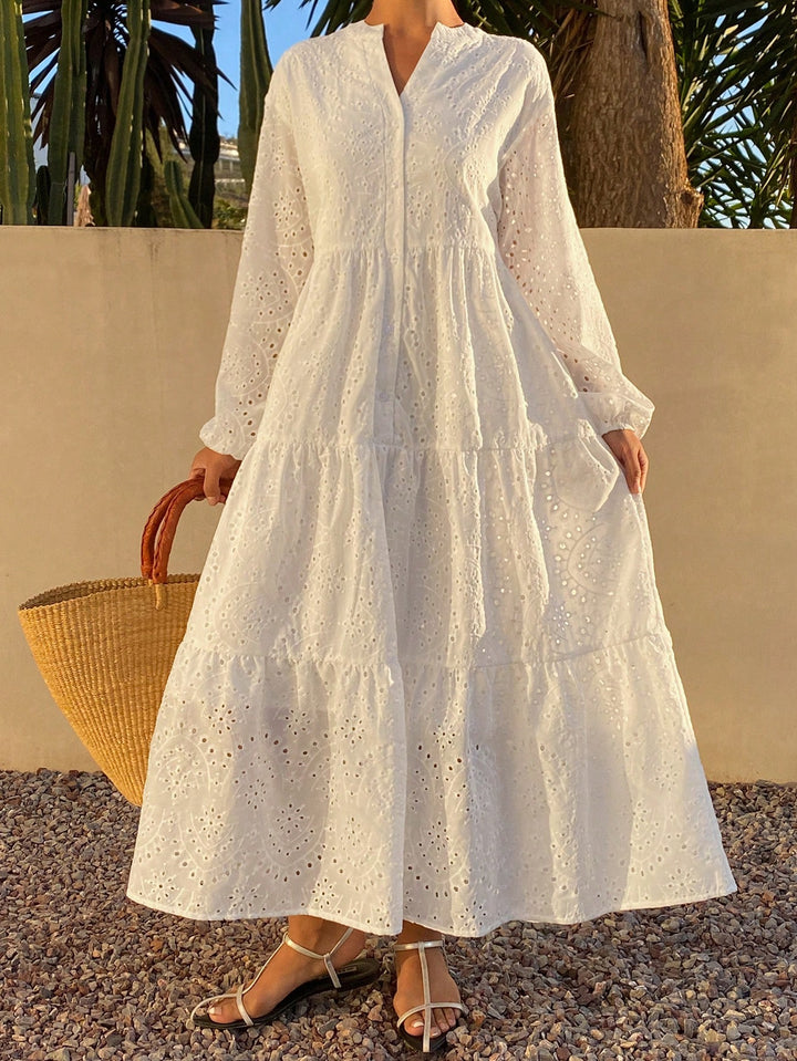 Rochie midi SHEIN, alb