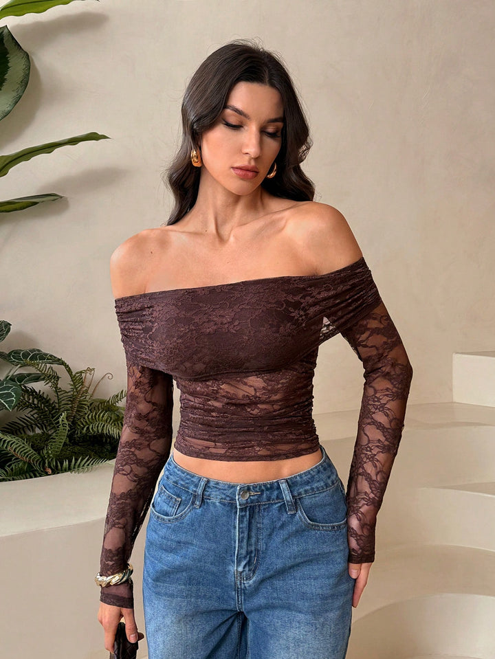 SHEIN blúz, barna