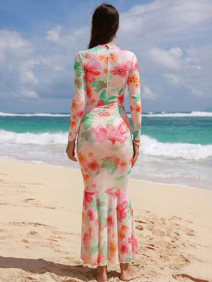 Costum de baie SHEIN, mix culori