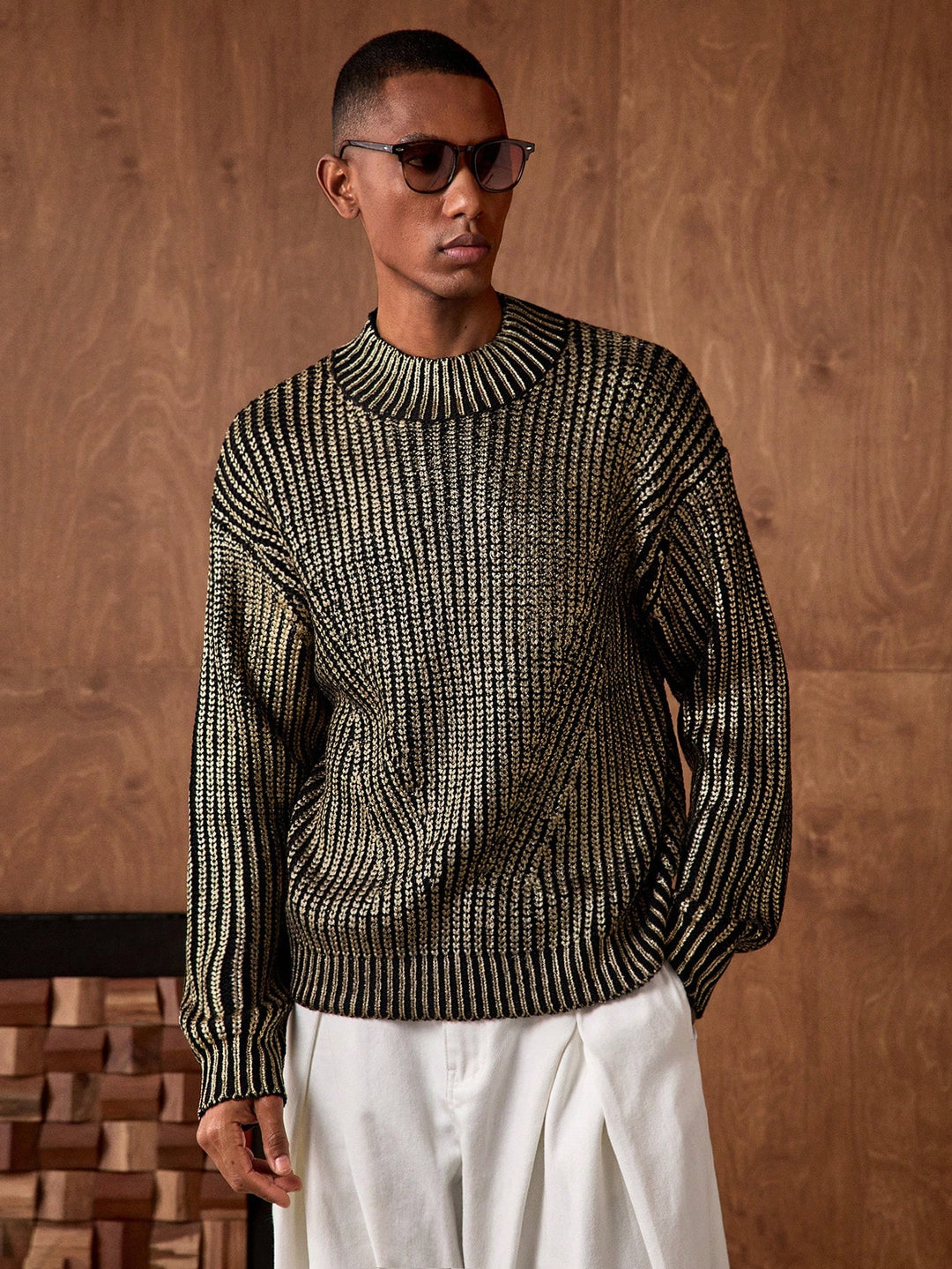 Pulover SHEIN, auriu
