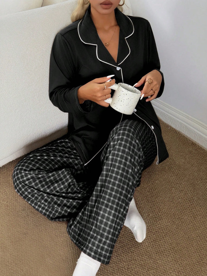 Compleu pijamale SHEIN, mix culori