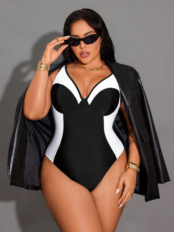 Costum de baie SHEIN, negru